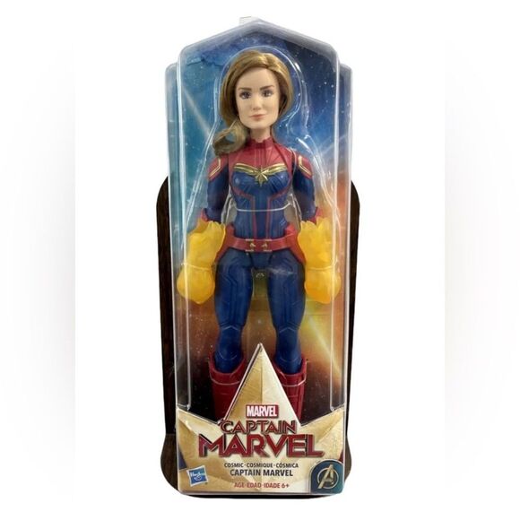 CAPTAIN MARVEL 11"action finger Doll with Accessories marvel avengers Hasbro - Picture 11 of 11
